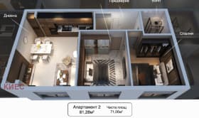 Продава 3-СТАЕН град София, Манастирски ливади 157 050 € 307 163.10 лв. Цената е без ДДС