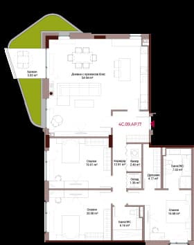 Продава 4-СТАЕН град София, Лозенец 561 445 € 1 098 090.97 лв. Цената е без ДДС