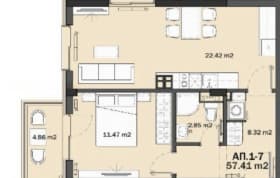 Продава 2-СТАЕН град София, Сухата река 295 000 € 576 969.85 лв.