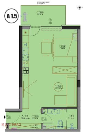Продава 1-СТАЕН град София, Левски Г 146 230 € 286 001.02 лв.
