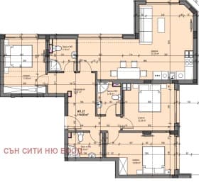 Продава 4-СТАЕН град София, Зона Б-19 410 280 € 802 437.93 лв.